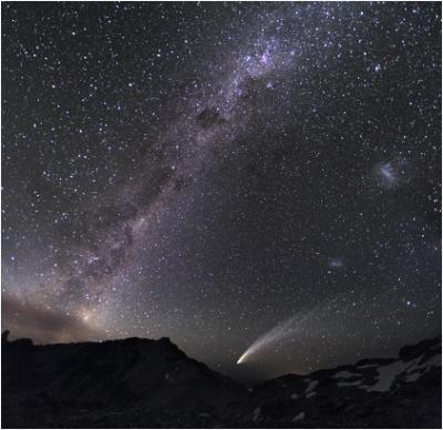Una imagen para una historia sobre el espacio sideral